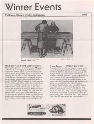CHCF Events Winter 1986