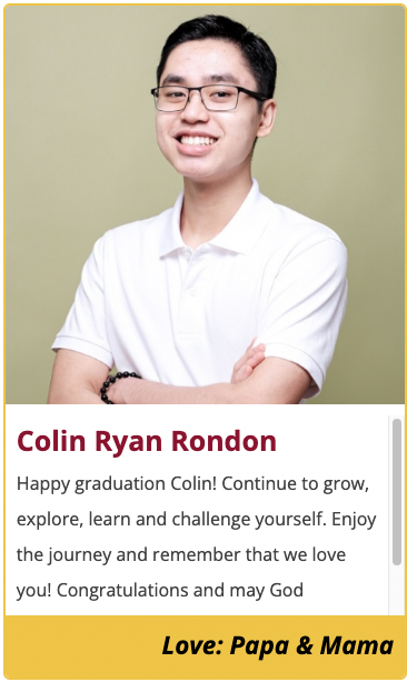 Congrats: Colin Rondon