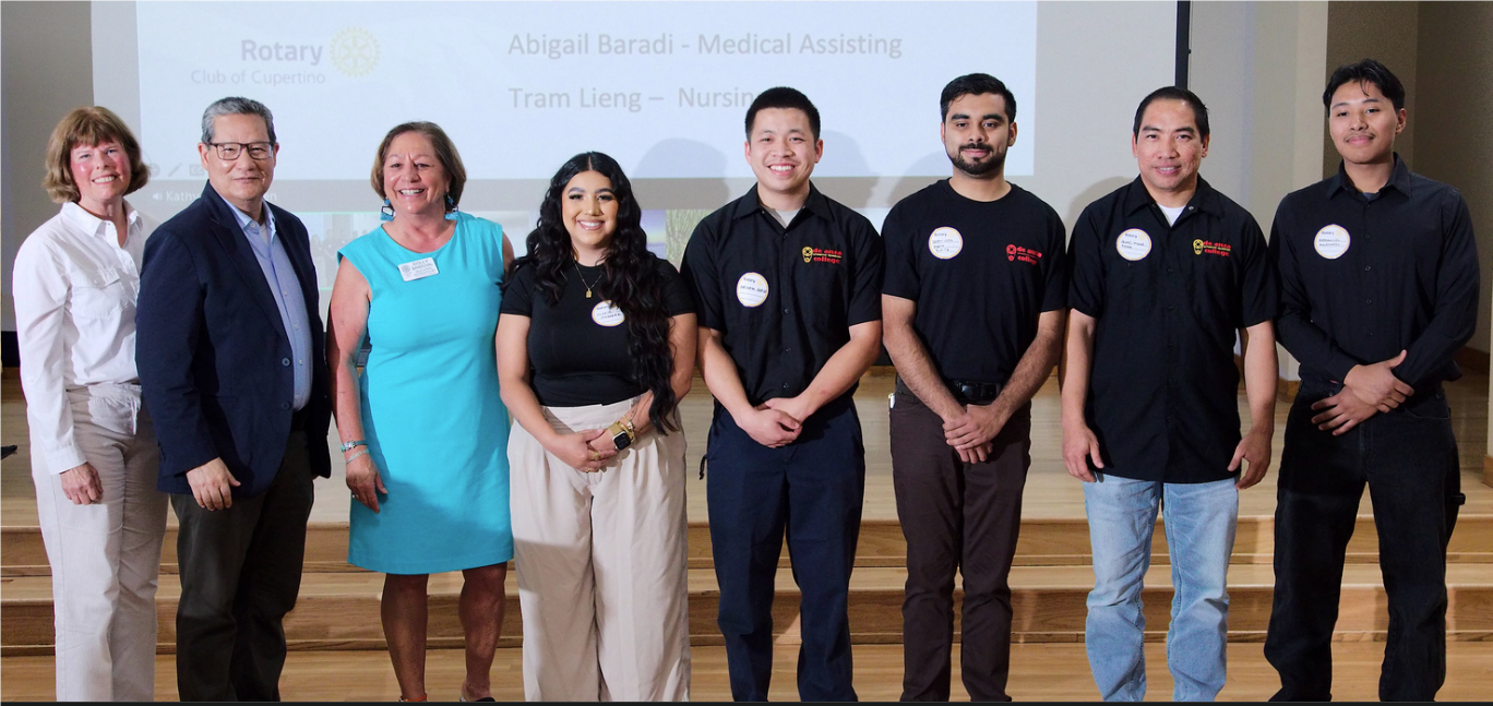 Cupertino Rotary scholarship award winners