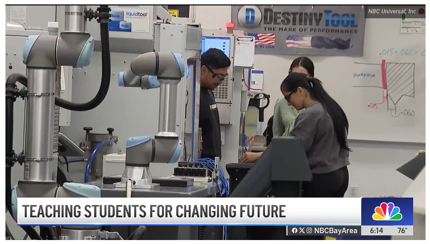 Tesla training segment on NBC still