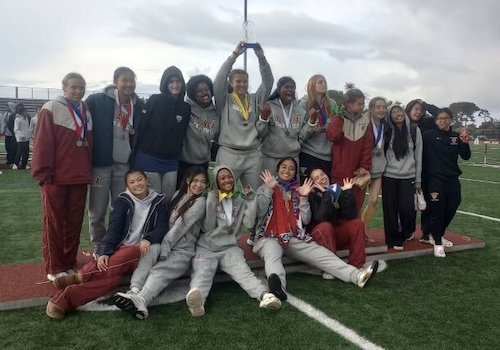young women in tracksuits